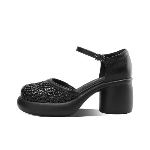 BOERDIQI Грубый каблук Высокие каблуки 7 см Женские