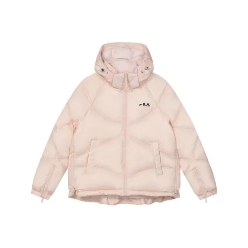 FILA Олово Солено-розовый Женские Пуховики
