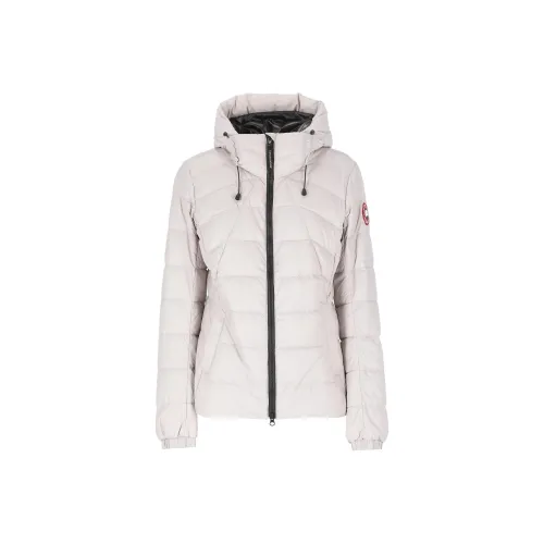 Canada Goose Пуховик Женские Серый Белый