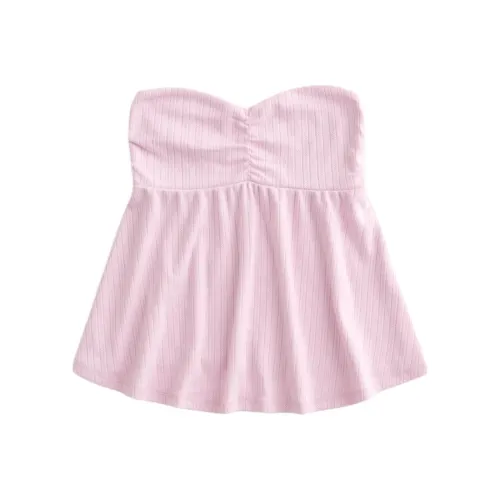 Hollister Розовые Женские Топы без бретелек