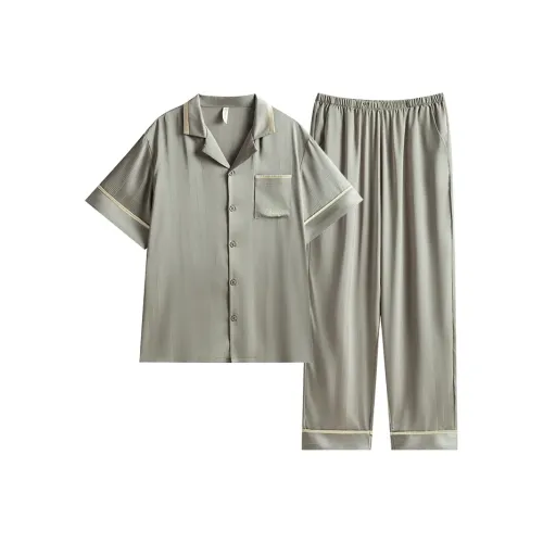 WOLFSFUL 4612 Мужской Трава Лайм Мужской Пижамные комплекты