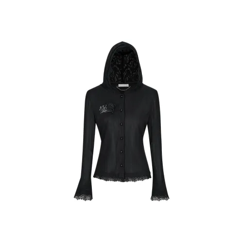 13 DEMARZO Черные Женские Рубашки