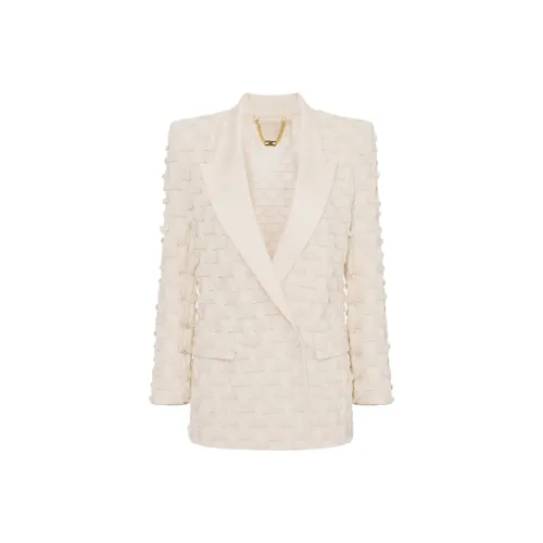 Elisabetta Franchi Куртки и Пальто Женские Бежевые