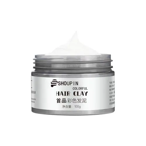 SHOUPIN NANA Серый Holographic Волосы Глина Стайлинг для волос Формирование Длинный Долговременный 100г