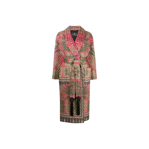 ETRO Многоцветное Женское Пальто