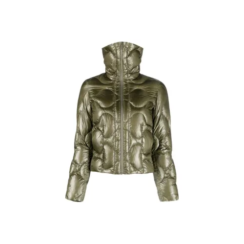 R13 Зеленая Женская Пуховая Куртка