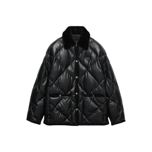 PRADA Пуховик Женский Черный