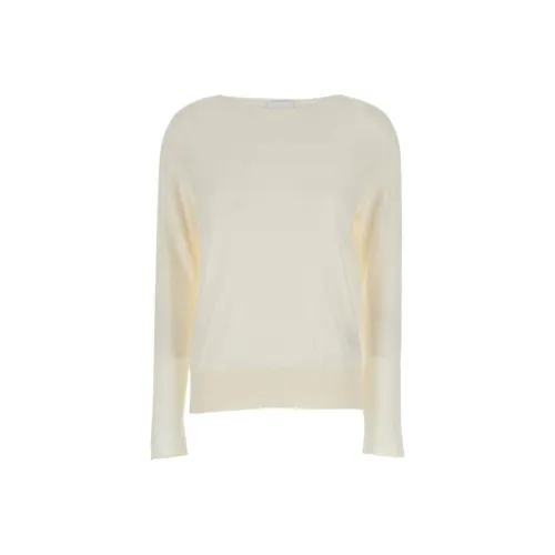 ALLUDE Толстовка Женская Кремово-Белая