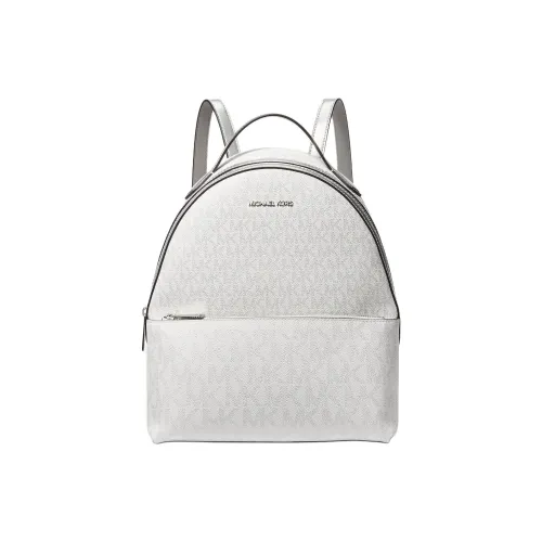 MICHAEL KORS Холст Рюкзак Средний Женский Серебряный