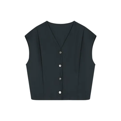 Mo Han Yi Mei Рубашка Женская Темно-синяя