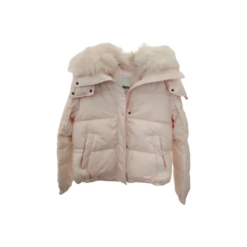 Yves Salomon Пуховик Женский Розовый