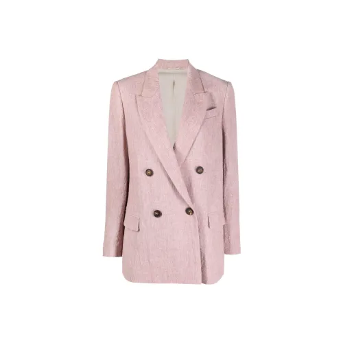 Brunello Cucinelli Розовые Женские Офисные Костюмы