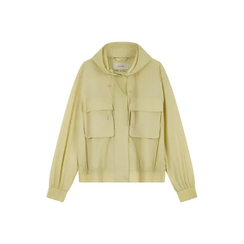 CALVIN KLEIN Куртка Женская Миндально-Желтая