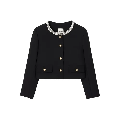 SANDRO Черные Женские Куртки