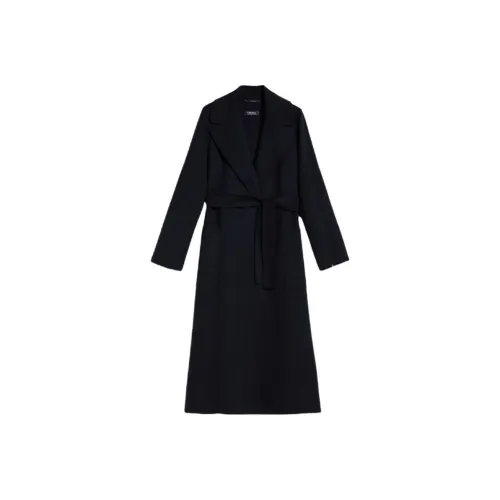 'S MAX MARA Черное Женское Пальто