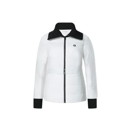 FILA GOLF серия Пуховик Женские Нефритовый Белый