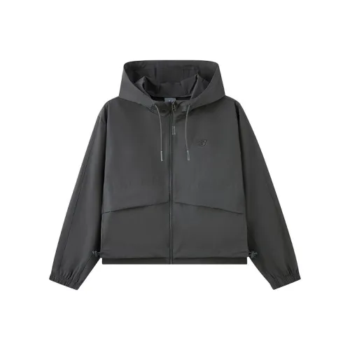 New Balance совместная куртка Женская Темно-Серый