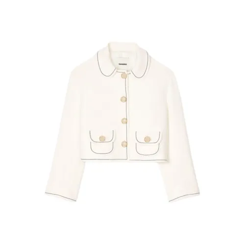 Sandro Куртки и Пальто Женские Светлый Умбра