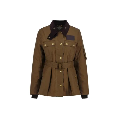 BARBOUR x Erdem SS25 Куртки и пальто Женские Коричневый