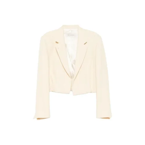 DRIES VAN NOTEN Куртки Пальто Женские Кремовый