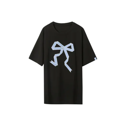 3COLOUR T-Shirt Женская Классический Черный