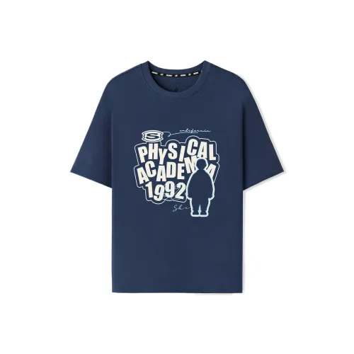 Skechers T-Shirt Мужской Темно-Синий