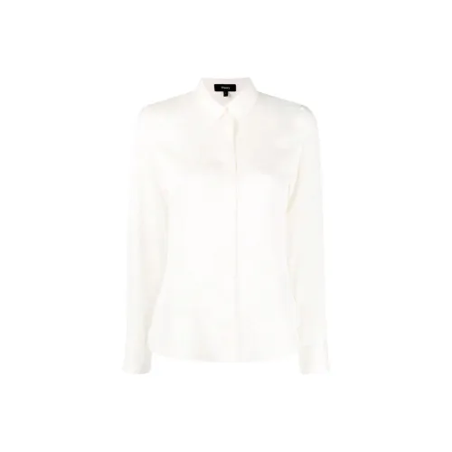Theory Сливочный Женские Рубашки