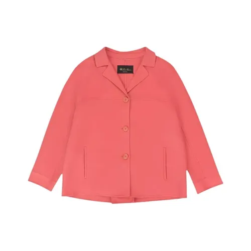 Loro Piana SS25 Куртки и Пальто Женские Кораллово-Розовый