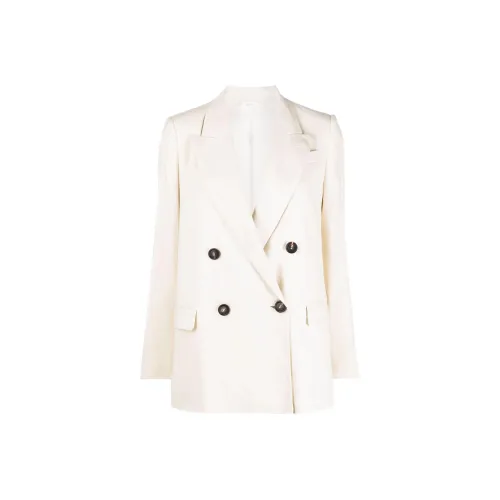 BRUNELLO CUCINELLI SS22 Бизнес-костюм Пальто Женское Белое