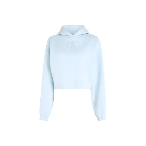 CALVIN KLEIN Свитшот Европейская версия Женская Синий