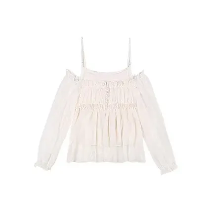 PLAY BUSH Рубашка Женская Абрикос