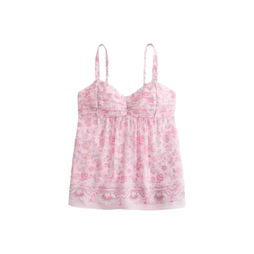 Hollister Топ на бретелях Женский Светло-розовый