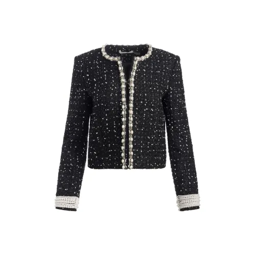 ALICE+OLIVIA FW24 Куртки и Пальто Женские Черный