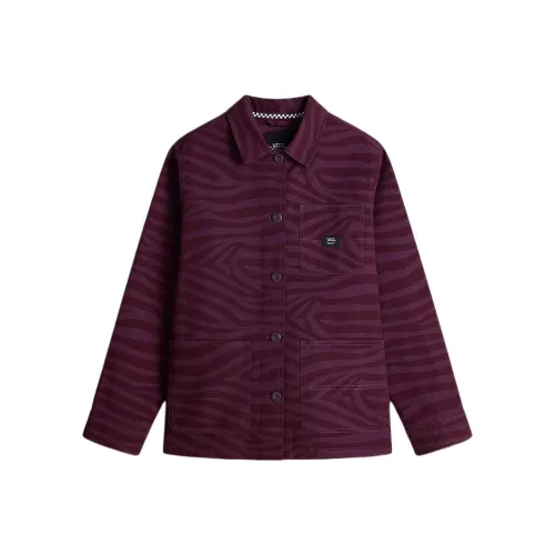 Vans DRILL CHORE Куртки Пальто Женские Фиолетовый