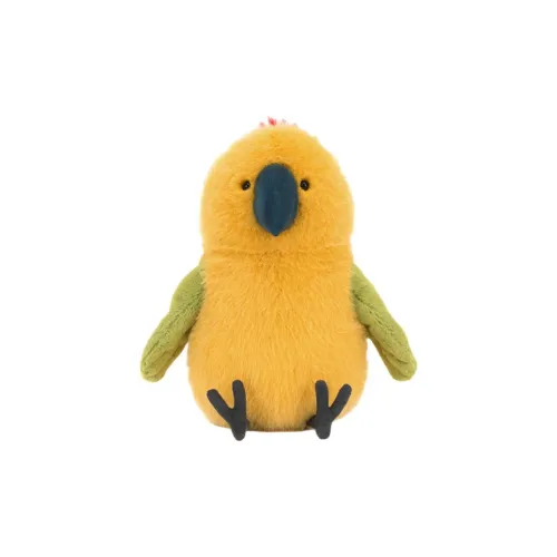 JELLYCAT Bird Bare Eyed Cockatoo Куклы Плюшевая кукла 23 см Высота в сидячем положении