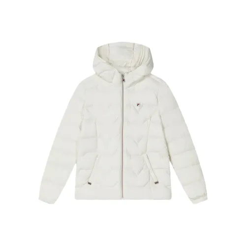 FILA Пуховик Женские Паровой Белый