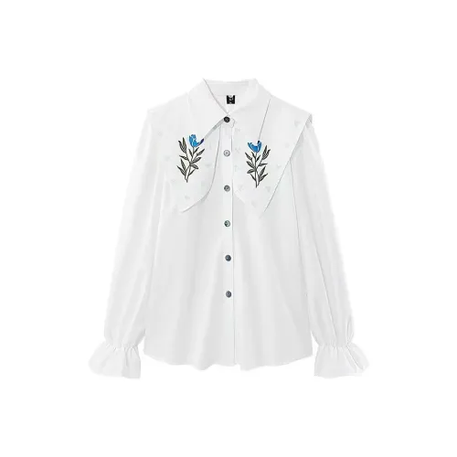 KEAB Белые Женские Рубашки