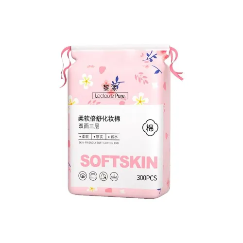 LEOUEANR Двойная сторона тройной слой макияж хлопок дружественный к коже 300 шт. сумка 300 Штук сумка *2 300 Штук сумка *4