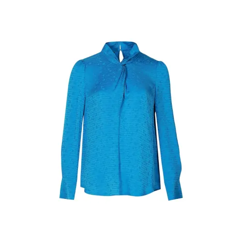 BBLLUUEE Рубашка Женская Коралловый Синий