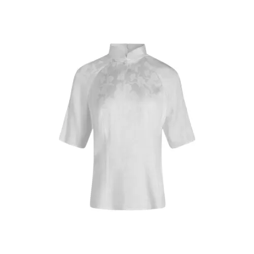 A LIFE ON THE LEFT Рубашка Женская Экрю