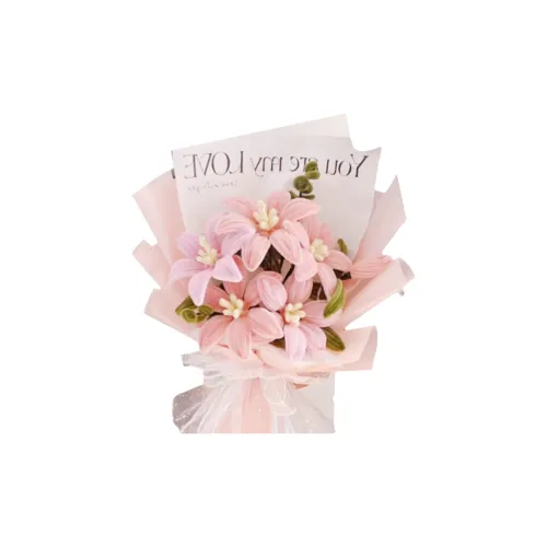 CHUNTUSHU Эксклюзивный Традиционный Китайский стиль Лилия Комплект DIY Ручной работы Твист Stick Материал Сумка Игрушки