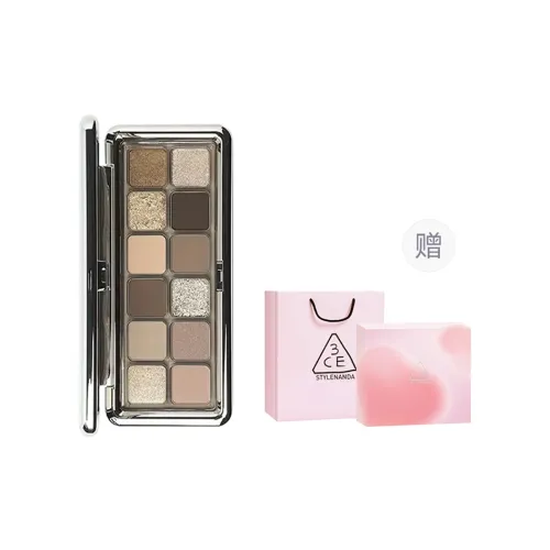 3CE Twelve SHADES Натуральный Цвет лица Палетка для теней Легко смешивается Сияние Матовый Перламутровый