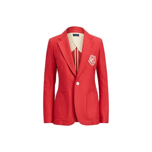 Polo Ralph Lauren Бизнес-костюм Пальто Женское Красное