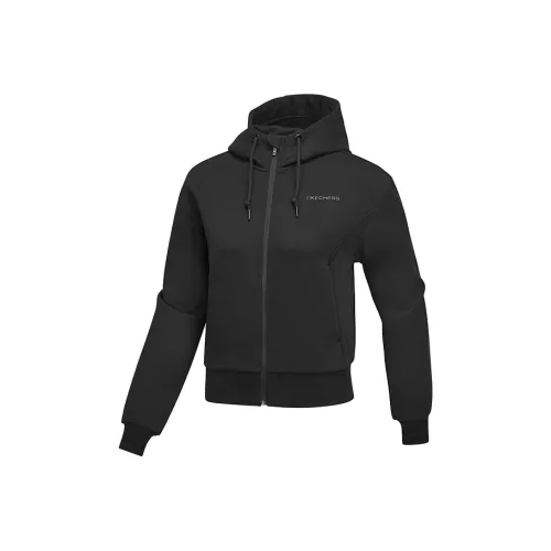 Skechers Толстовка Женская Углеродно-черная