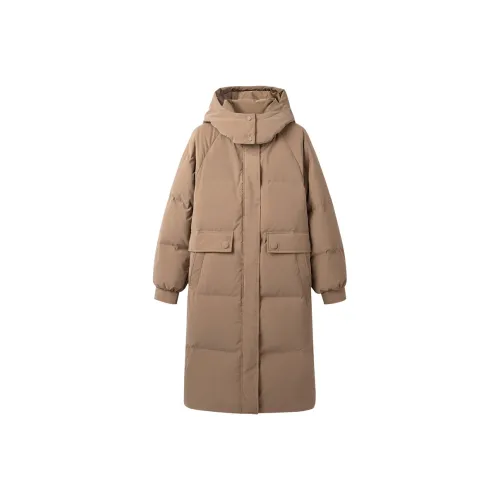 LEDIN Пуховик Женский Светлый Хаки