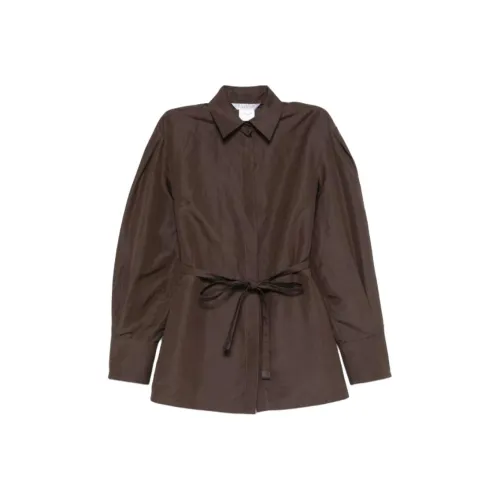 MaxMara Куртки и Пальто Женские Шоколадный Коричневый