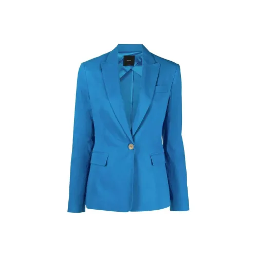 PINKO SS23 Бизнес-костюм Пальто Женское Синее