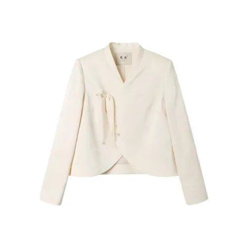 INTERPHASE Куртки Пальто Женские Айвори