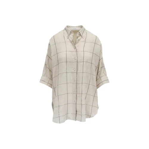 BRUNELLO CUCINELLI Рубашка Женская Бежевая