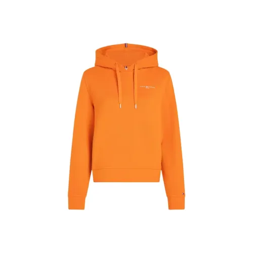 Tommy Hilfiger Толстовка Женская Оранжевая